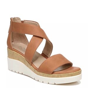 Soul Naturalizaer Women’s Wedges, Size 7.5, Toffee Brown